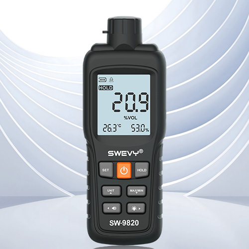 速為 氧氣檢測儀 測氧儀O2濃度聲光報警器手持式空氣含氧量測試儀 SW9820【進口傳感器】