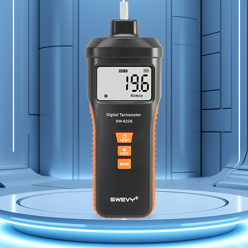 速為轉(zhuǎn)速表 數(shù)顯測(cè)速儀 風(fēng)扇轉(zhuǎn)速測(cè)量?jī)x高精度激光非接觸線速計(jì)測(cè)速表 SW-6226接觸式(線速+轉(zhuǎn)速)