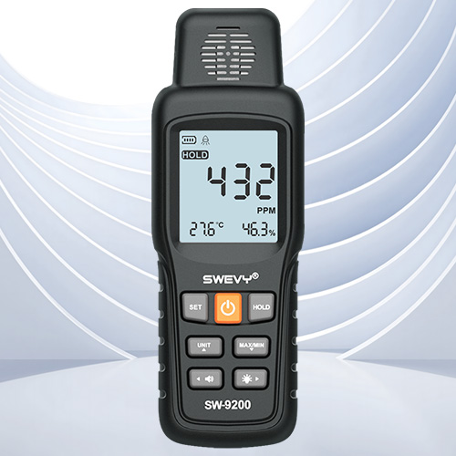 速為二氧化碳?xì)怏w檢測(cè)儀 SW9200 空氣質(zhì)量CO2濃度測(cè)試氣體報(bào)警儀器 SW9200二氧化碳檢測(cè)【鋰電直充】