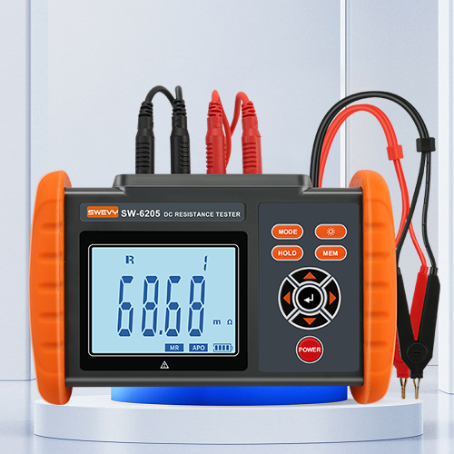 速為直流低電阻測試儀 毫歐表 歐姆計 微歐計 微電阻測量儀變壓器 SW-6205（量程0.01mΩ~30KΩ）
