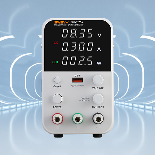 速為可調(diào)直流穩(wěn)壓電源 開(kāi)關(guān)電源 USB快充 高精度數(shù)顯直流手機(jī)維修電源 SW-1203A（120V3A帶USB快充）